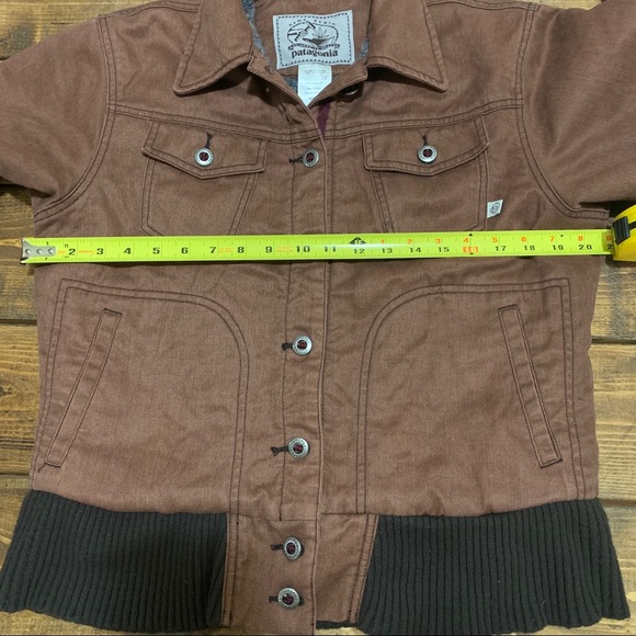 Rare 🤩 Patagonia Hemp Denim Rhythm Jacket Brown - Picture 8 of 8